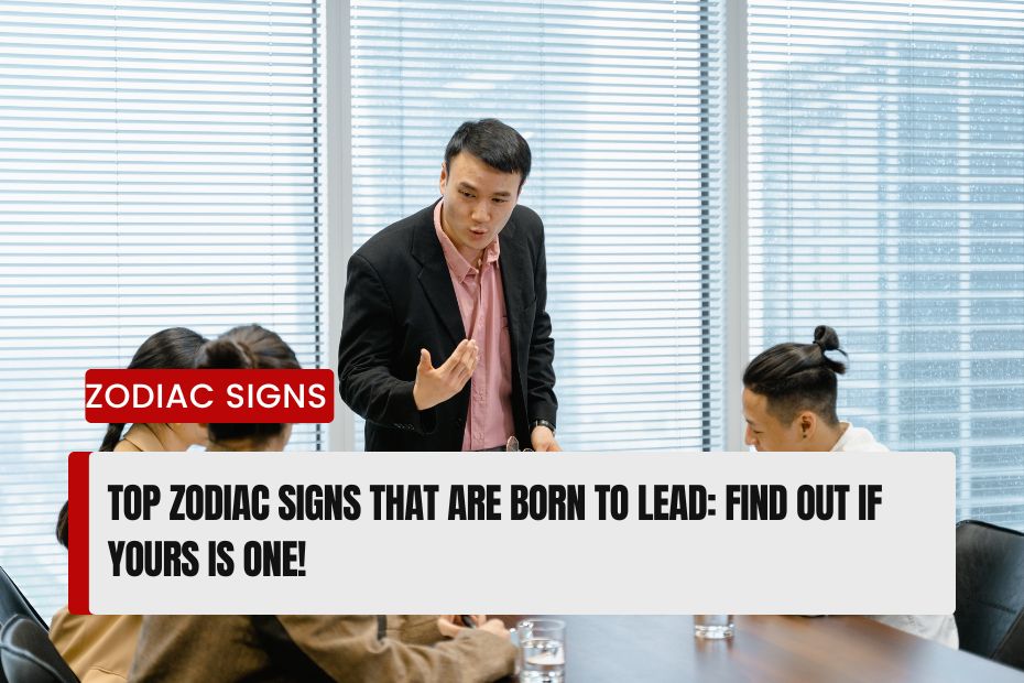 Zodiac Signs That Are Born to Lead